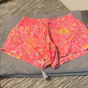 Lily Pulitzer tassel tie shorts